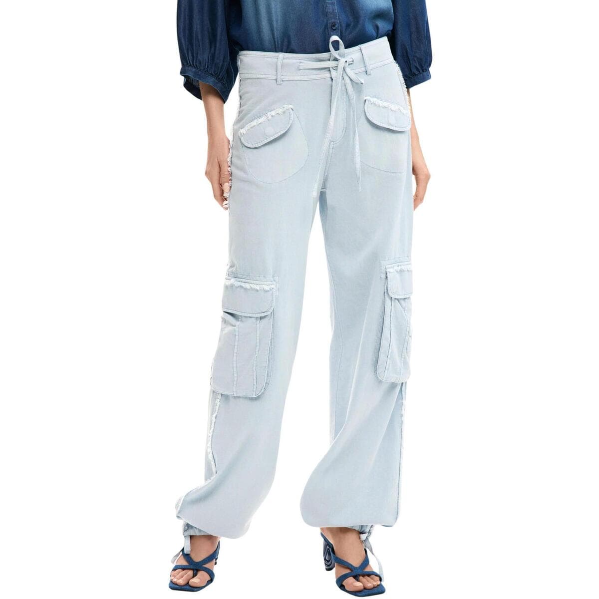 Women's Pants Desigual Blue