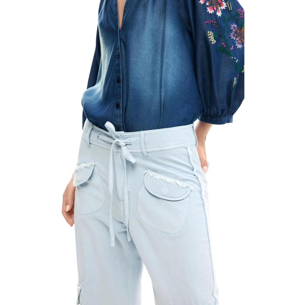 Women's Pants Desigual Blue