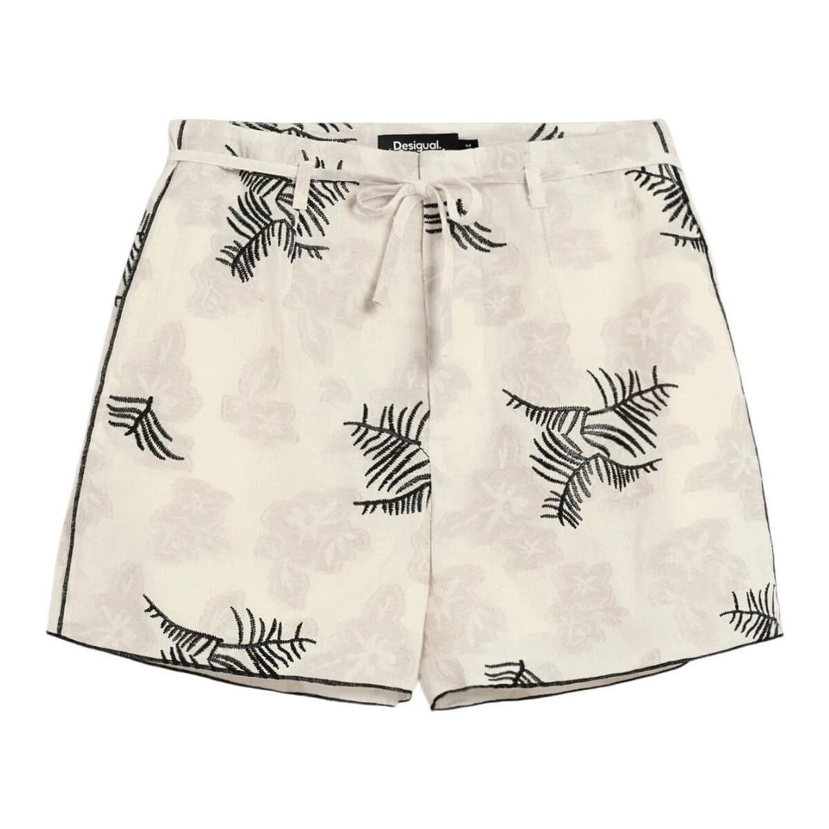 Women's Shorts Desigual Beige