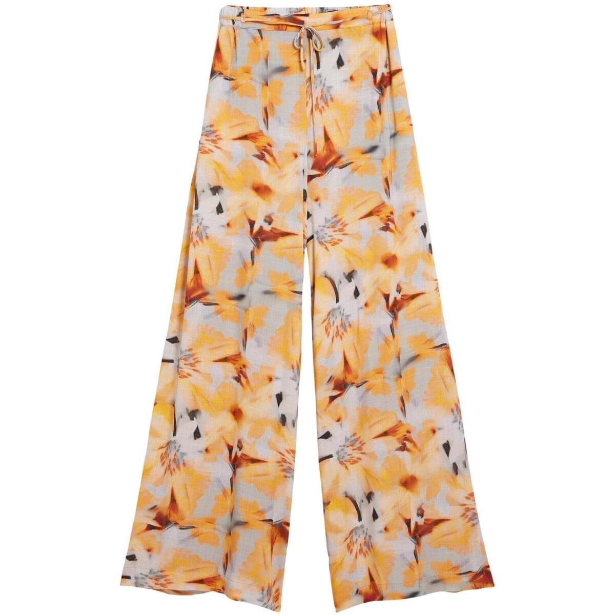 Women's Pants Desigual Yellow