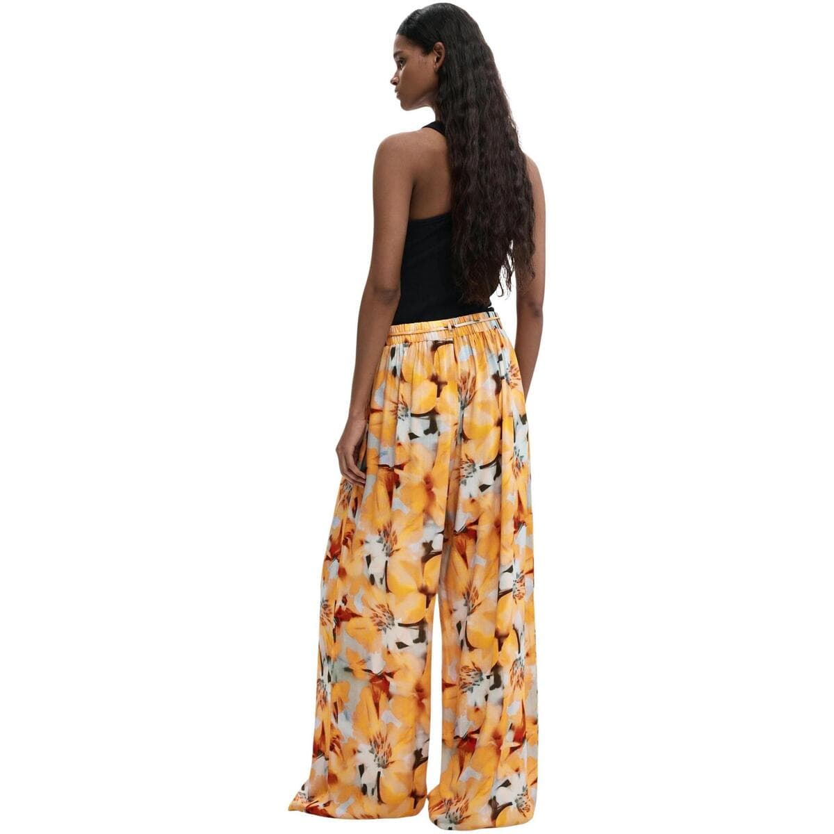 Women's Pants Desigual Yellow