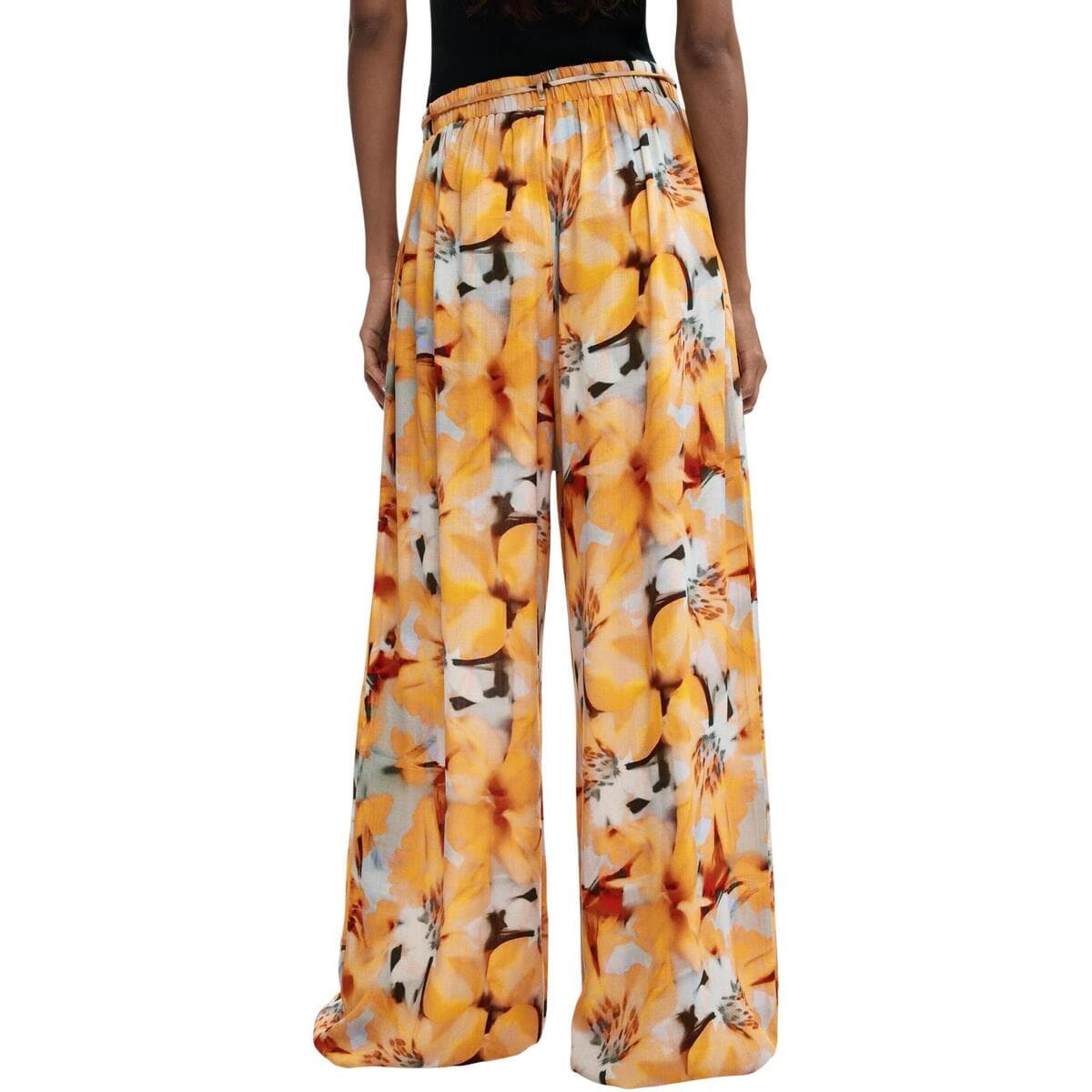 Women's Pants Desigual Yellow