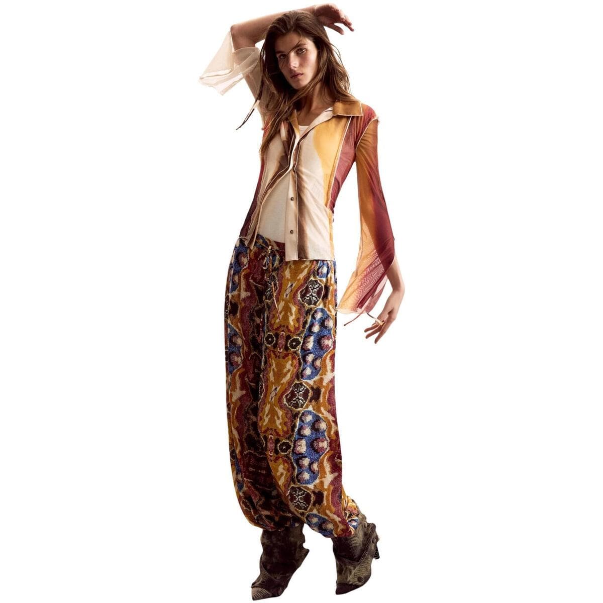 Women's Shirts Desigual Beige