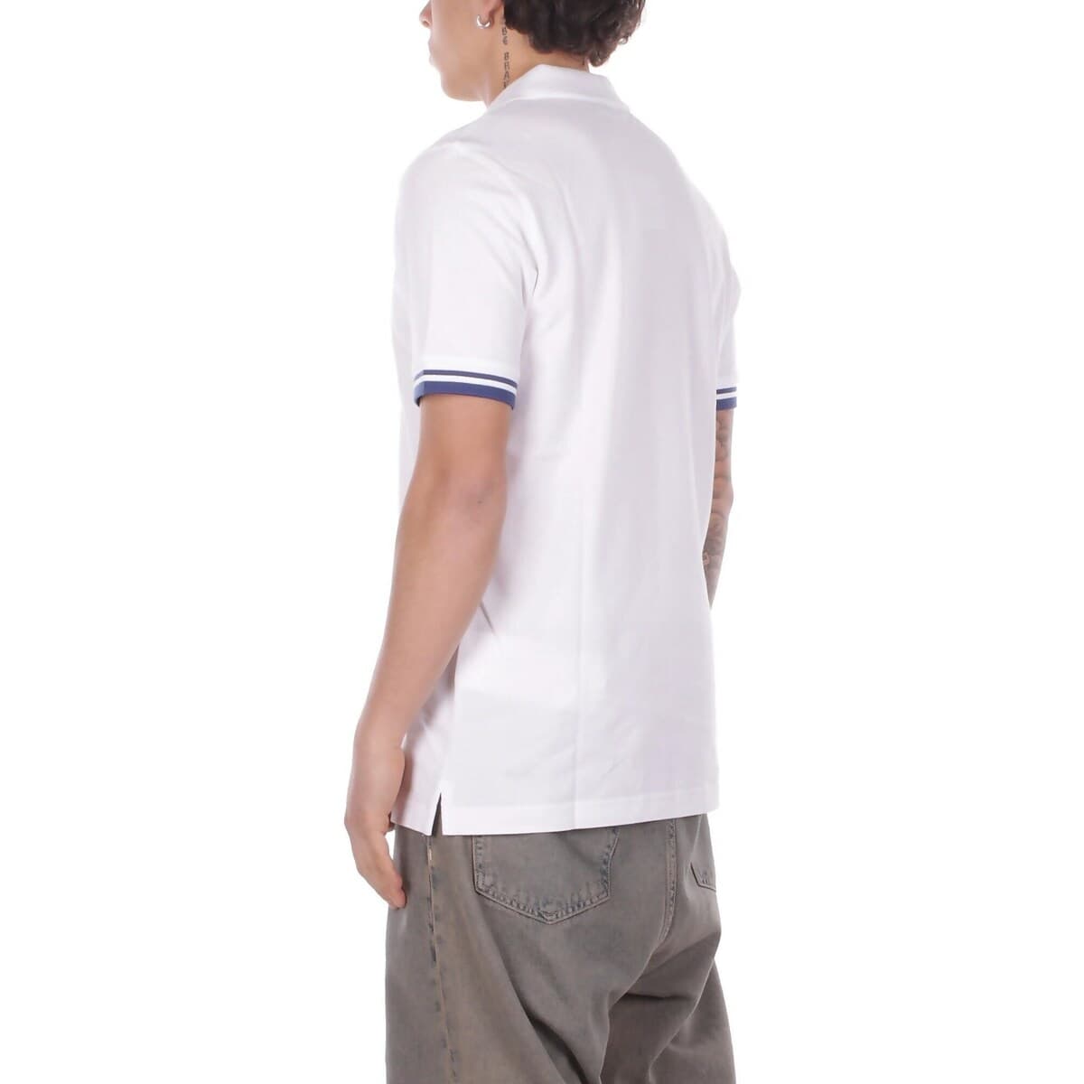 Men's Polo Shirts Fay White