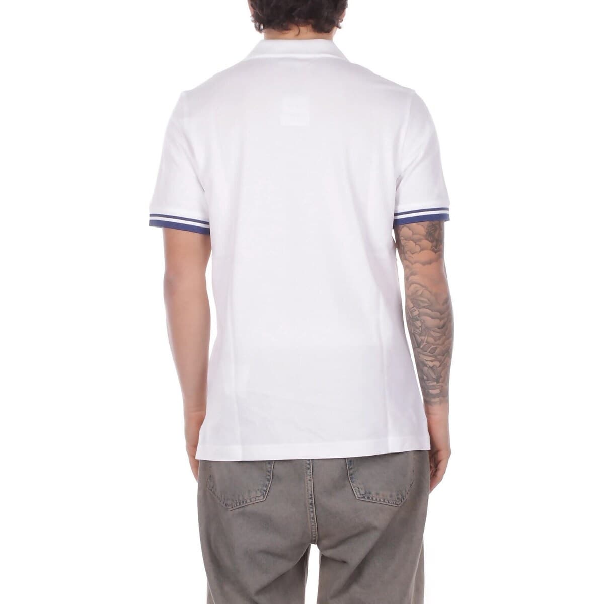 Men's Polo Shirts Fay White