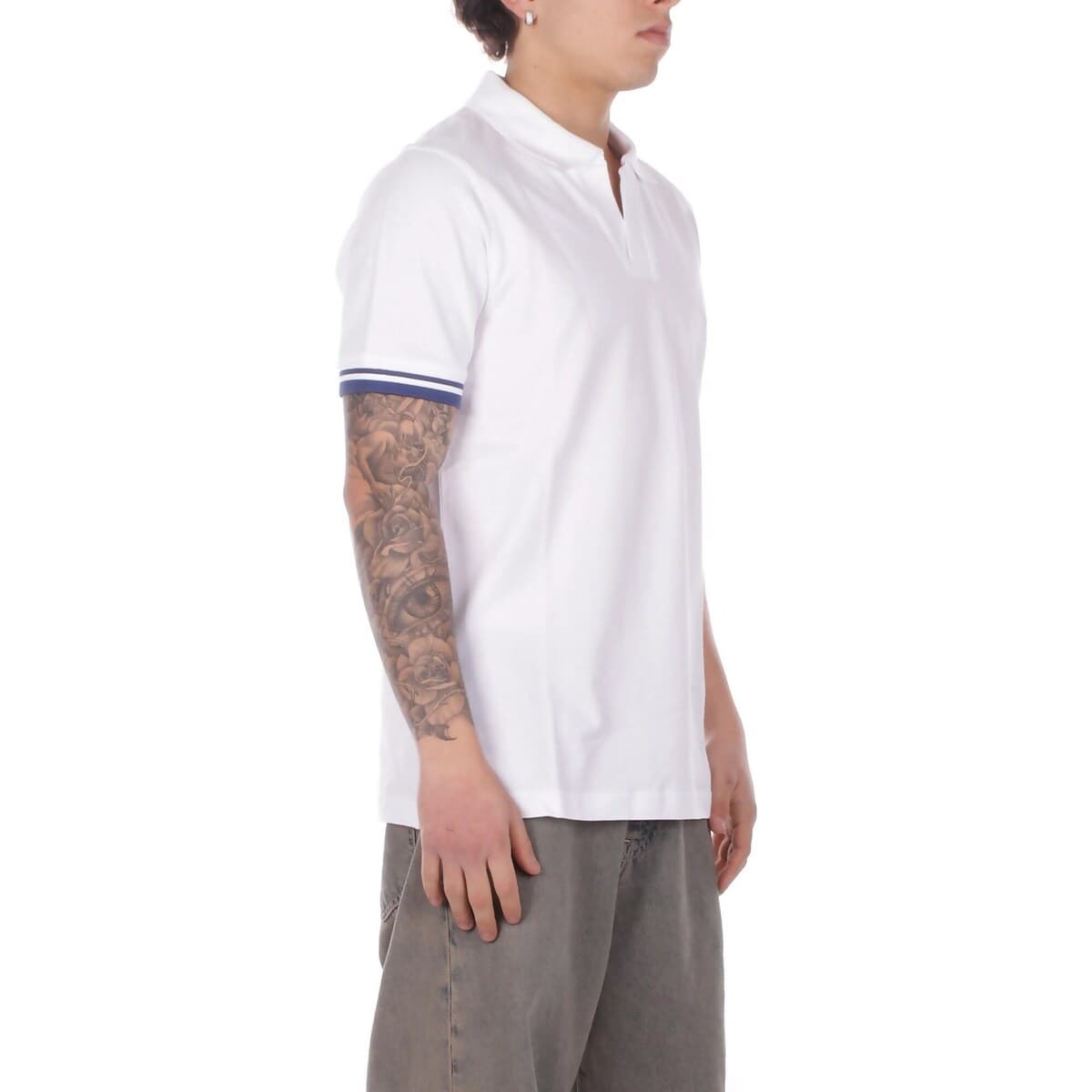 Men's Polo Shirts Fay White