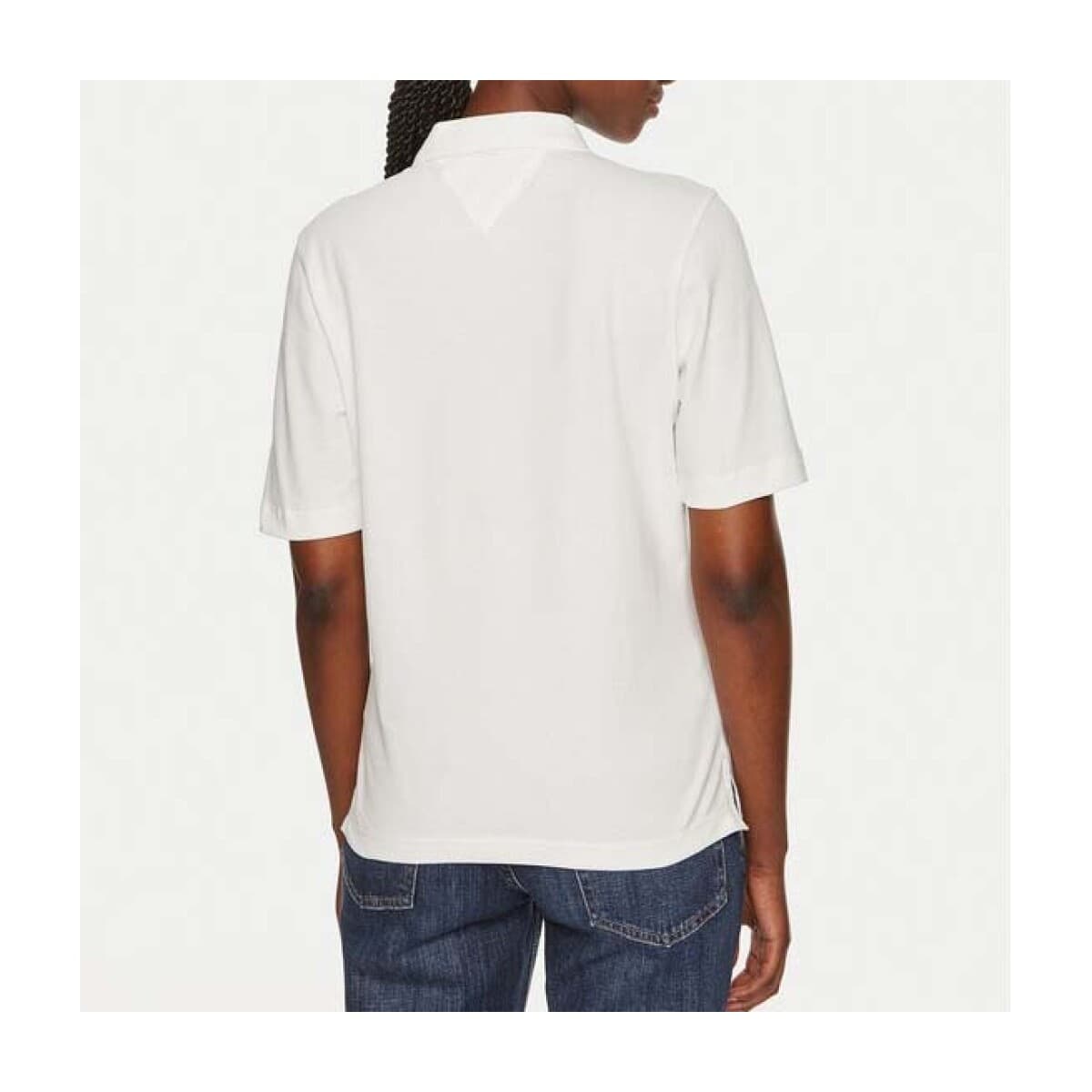Women's Polo Shirts Tommy Hilfiger White