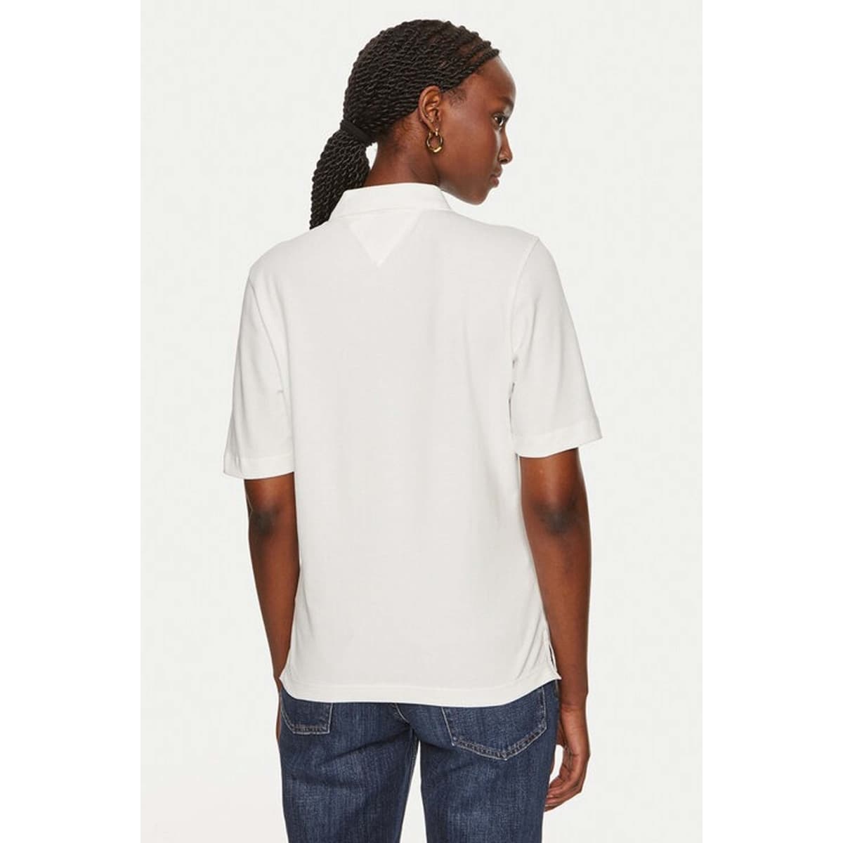 Women's Polo Shirts Tommy Hilfiger White