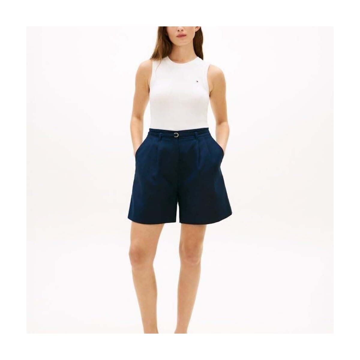 Women's Sleeveless Tops Tommy Hilfiger White