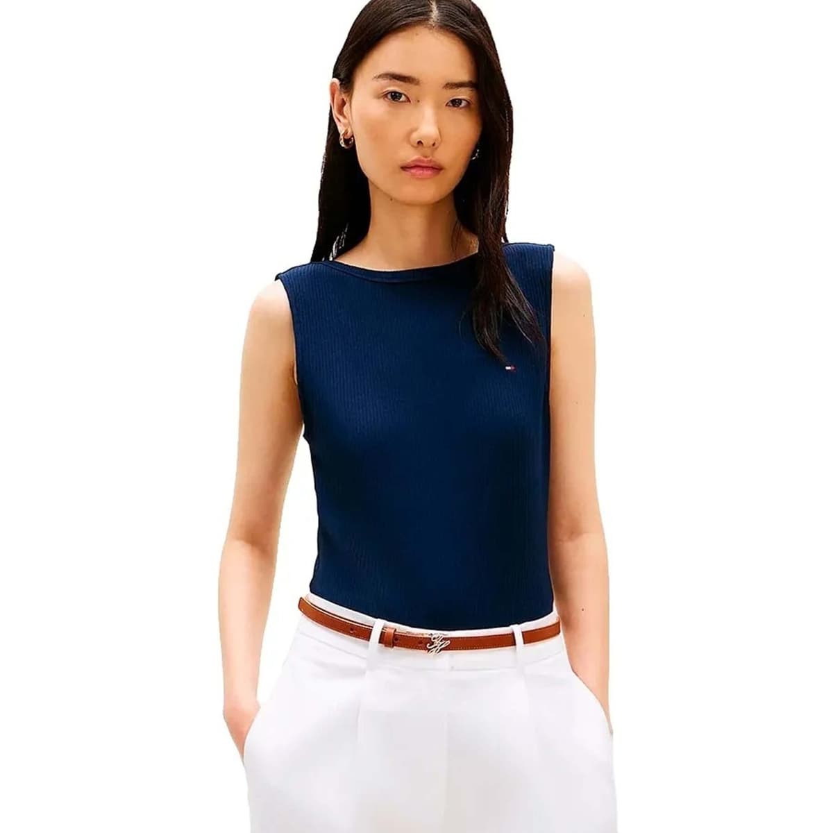 Women's Sleeveless Tops Tommy Hilfiger Blue