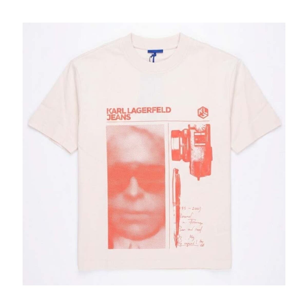 Men's T-Shirts Karl Lagerfeld Beige