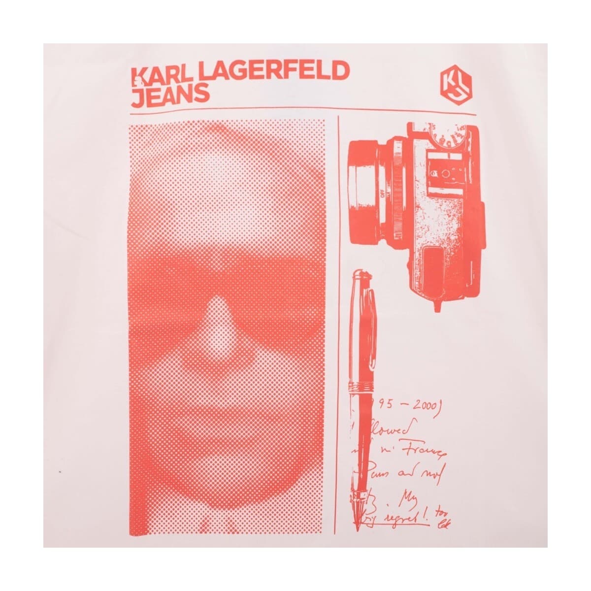 Men's T-Shirts Karl Lagerfeld Beige