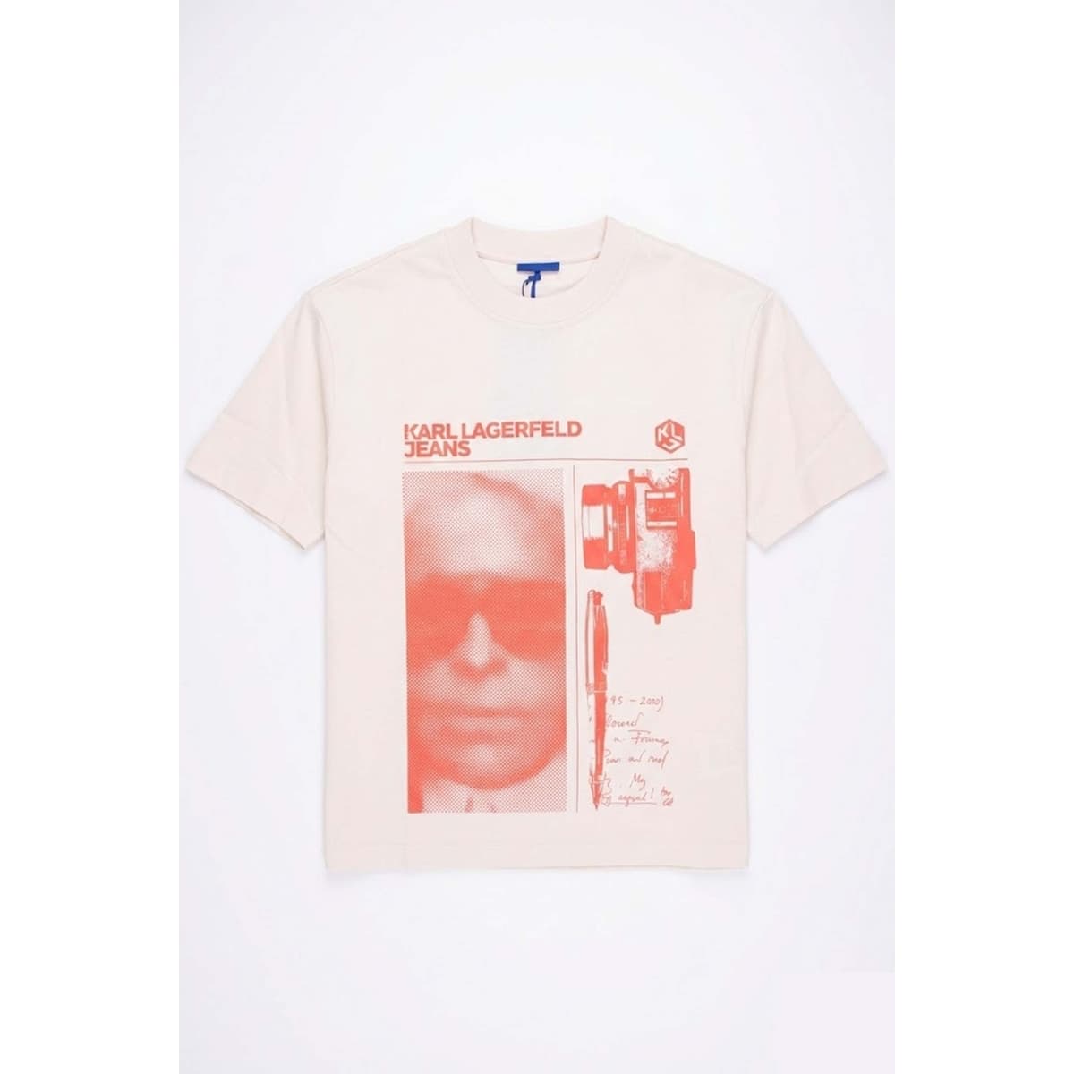 Men's T-Shirts Karl Lagerfeld Beige