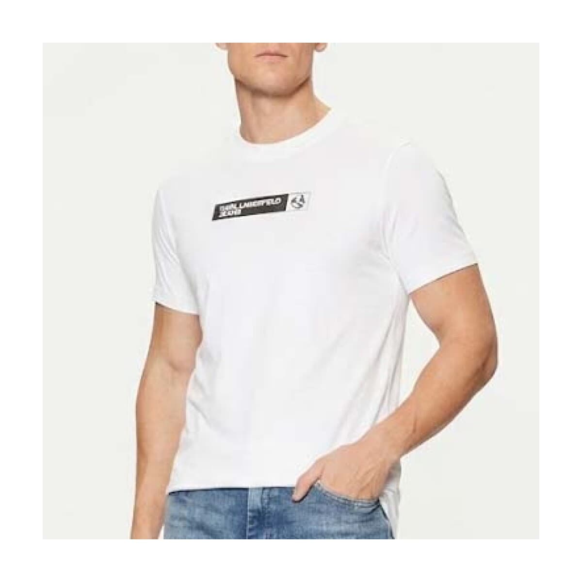 Men's T-Shirts Karl Lagerfeld White