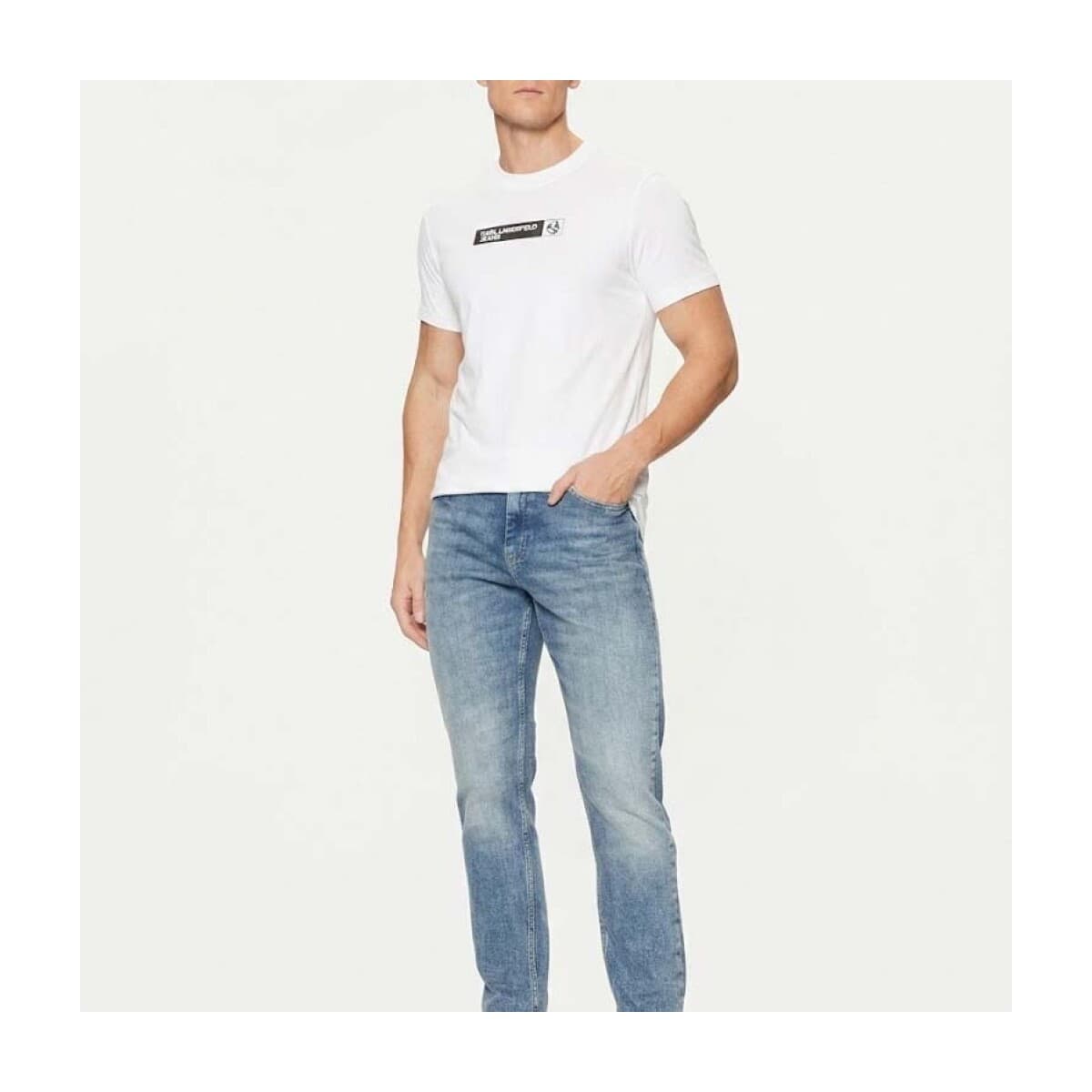 Men's T-Shirts Karl Lagerfeld White