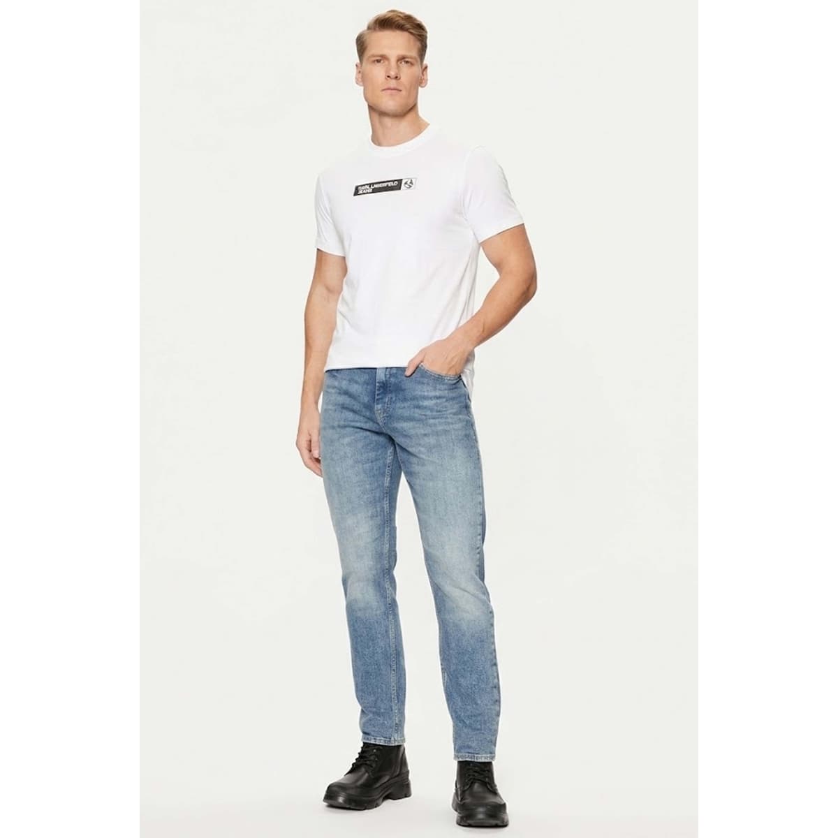Men's T-Shirts Karl Lagerfeld White