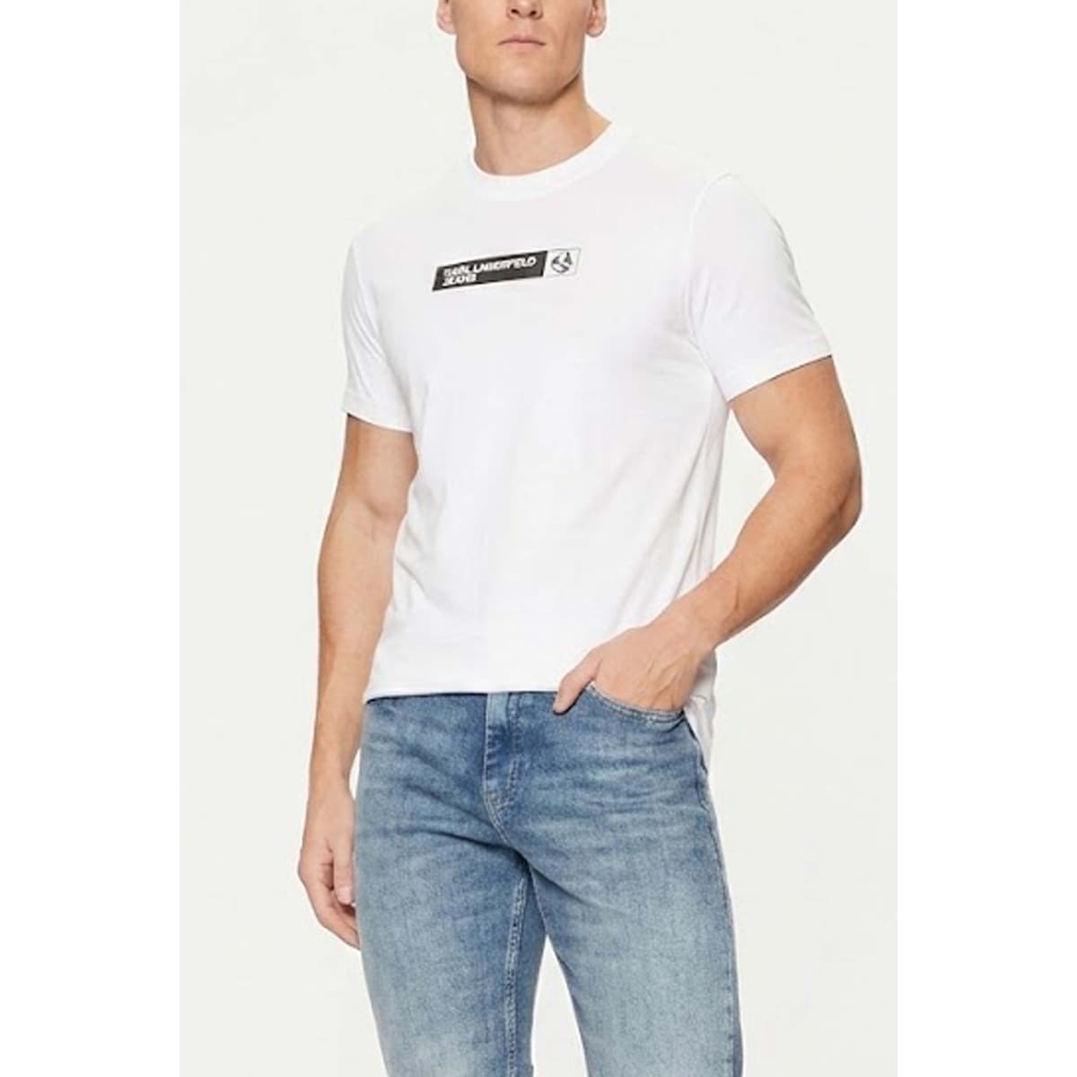 Men's T-Shirts Karl Lagerfeld White