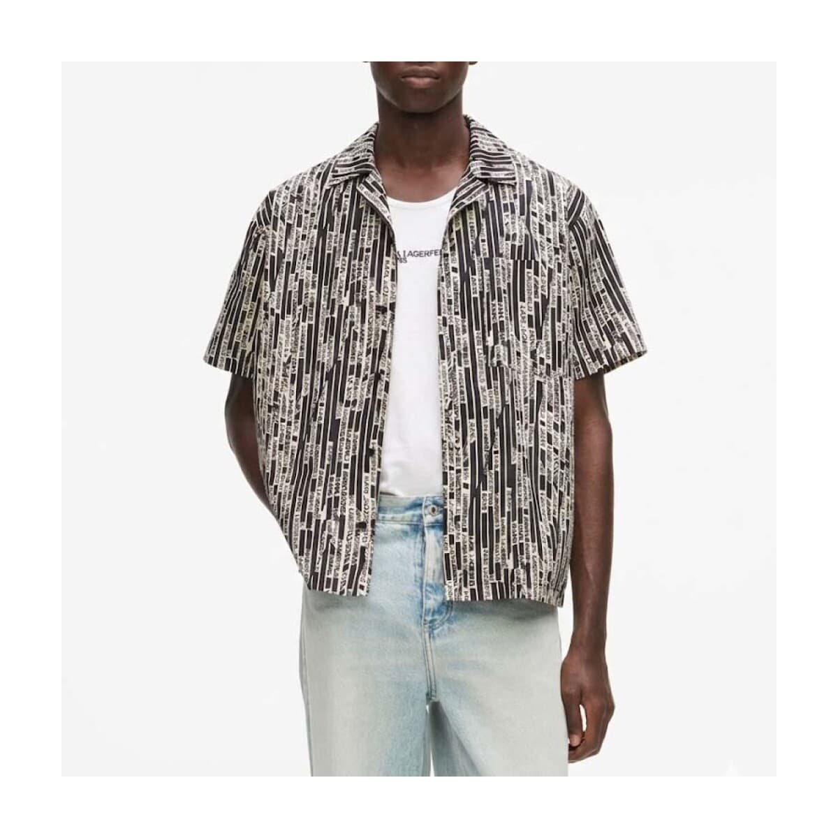 Men's Shirts Karl Lagerfeld Black