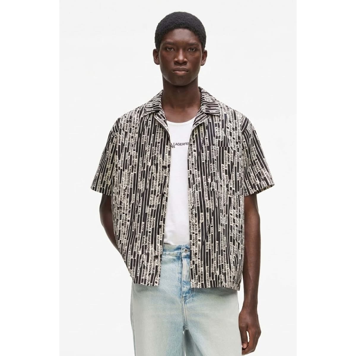 Men's Shirts Karl Lagerfeld Black