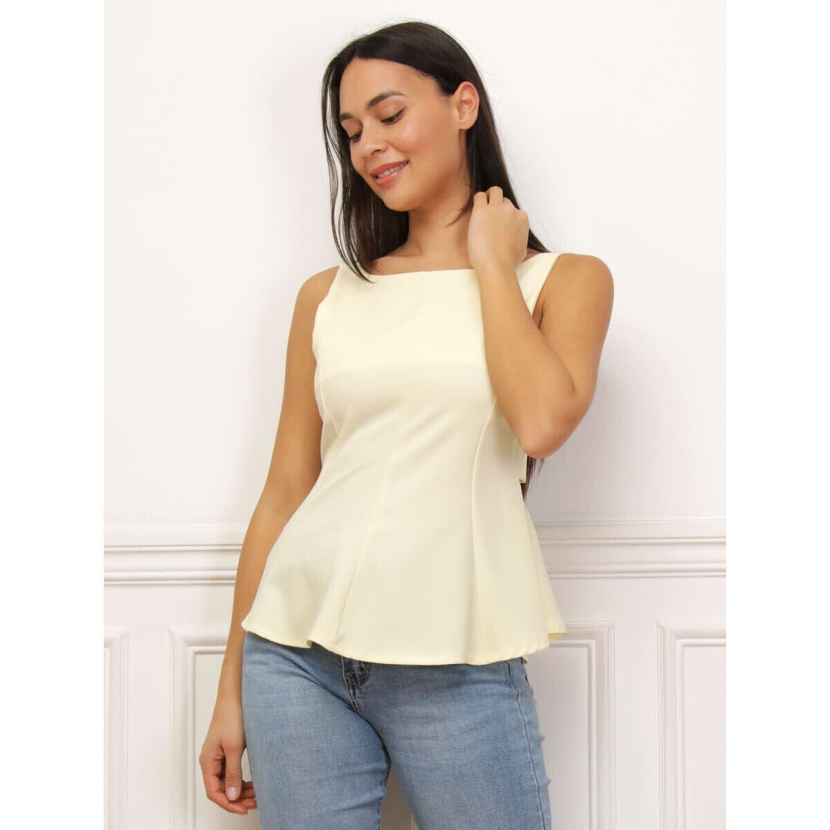 Women's T-Shirts La Modeuse Yellow