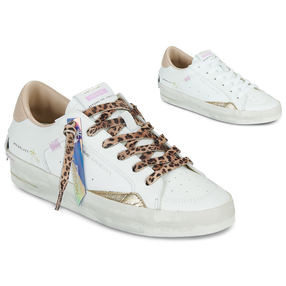 Women's Sneakers Crime London White