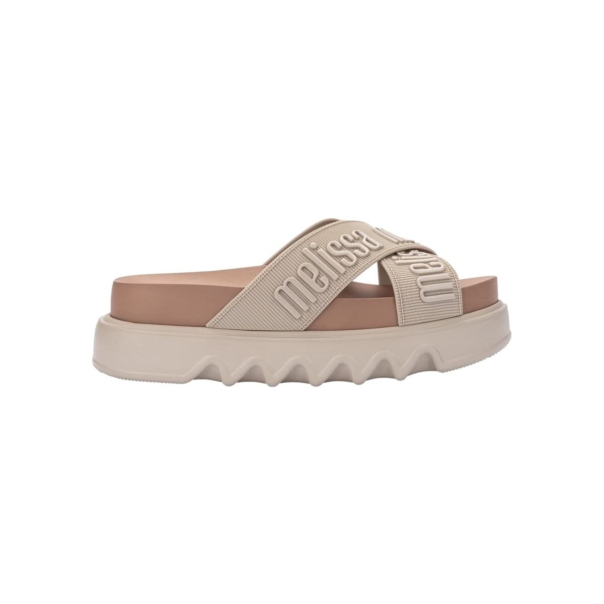 Mules Melissa Cross M Lover Platform - Beige/Brown