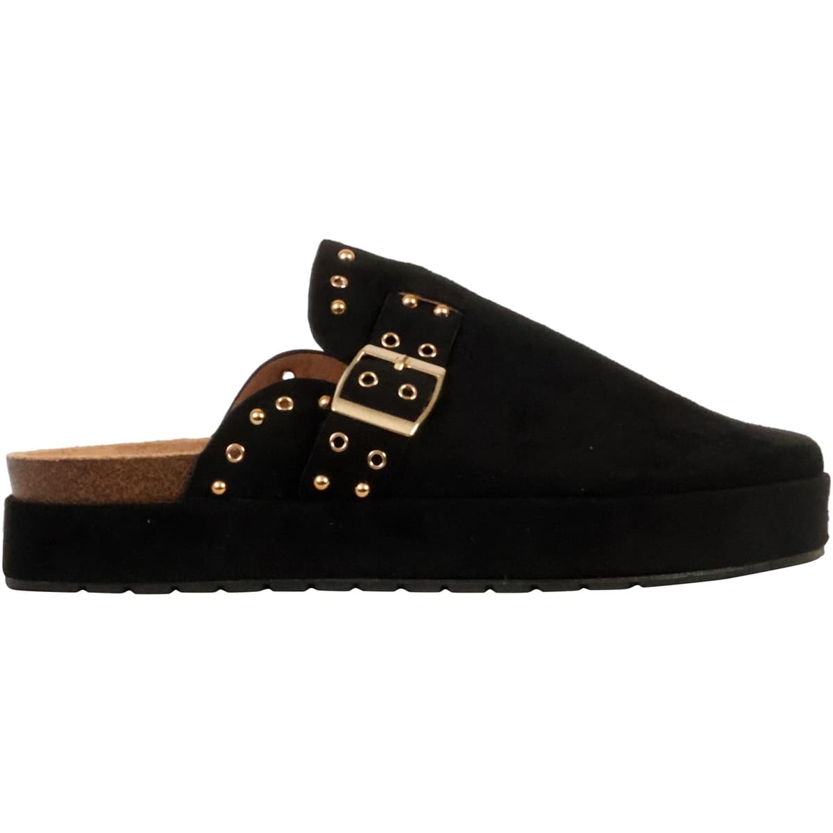 Women's Mules The Divine Factory Black