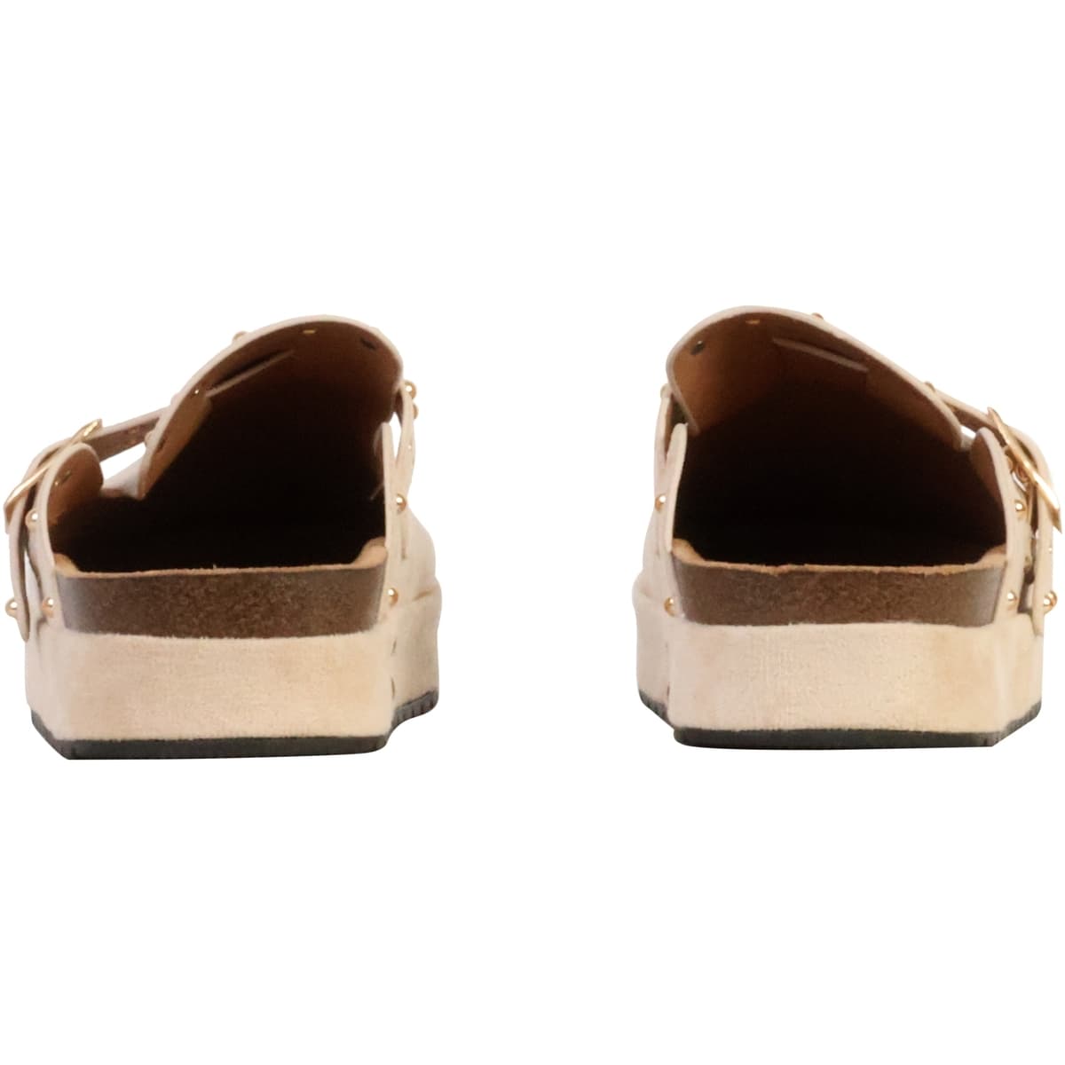 Women's Mules The Divine Factory Beige