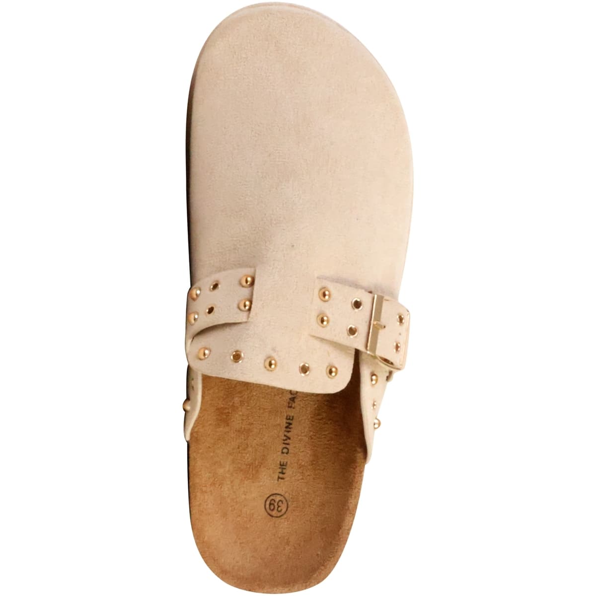 Women's Mules The Divine Factory Beige