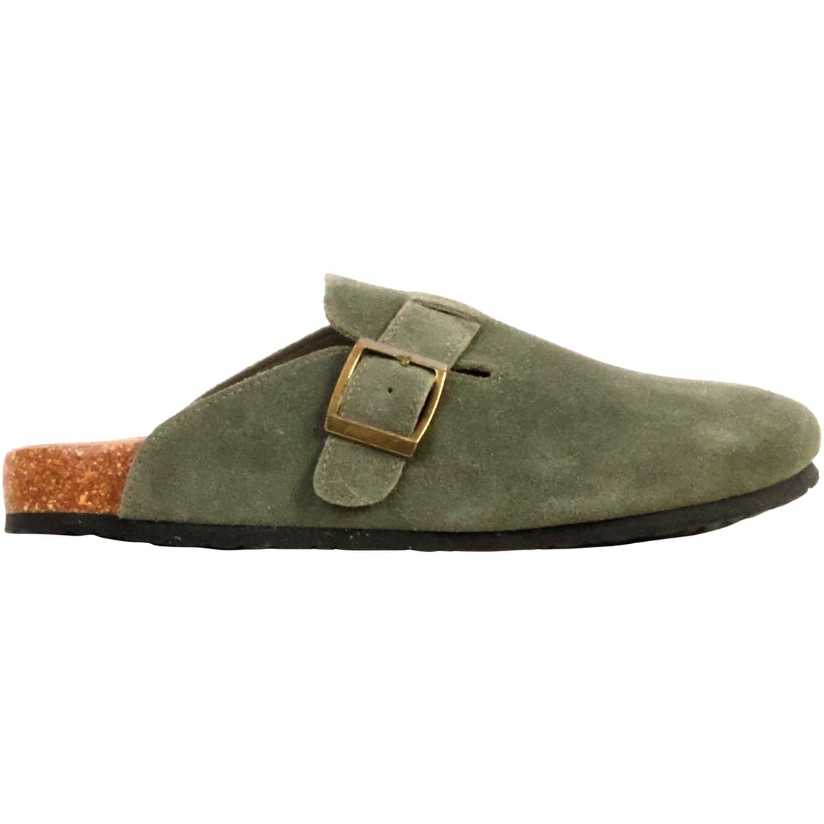 Women's Mules The Divine Factory Khaki