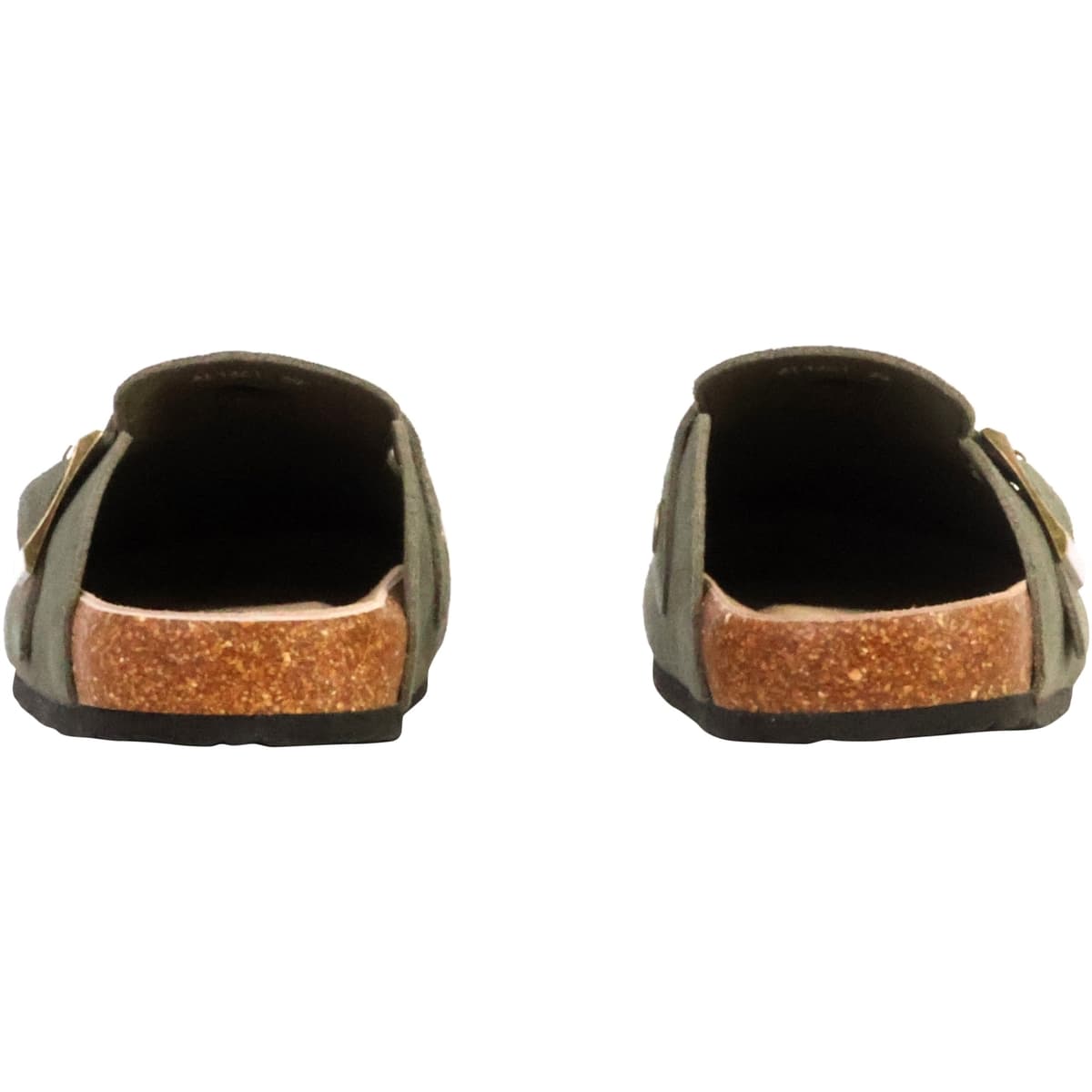 Women's Mules The Divine Factory Khaki