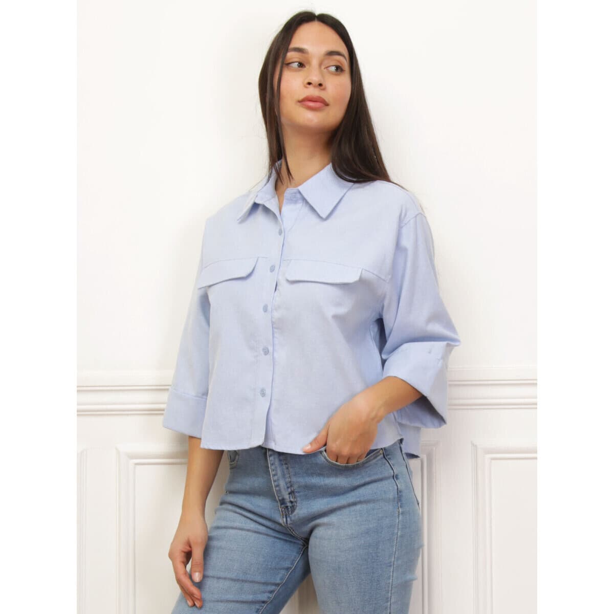 Women's Shirts La Modeuse Blue