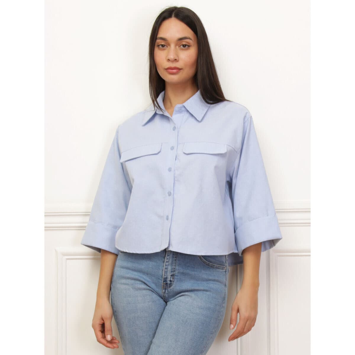 Women's Shirts La Modeuse Blue