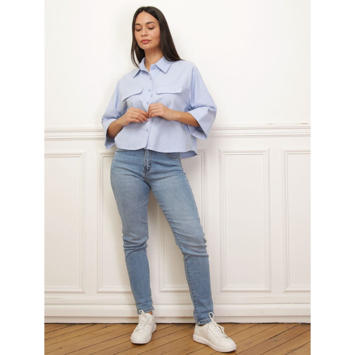 Women's Shirts La Modeuse Blue