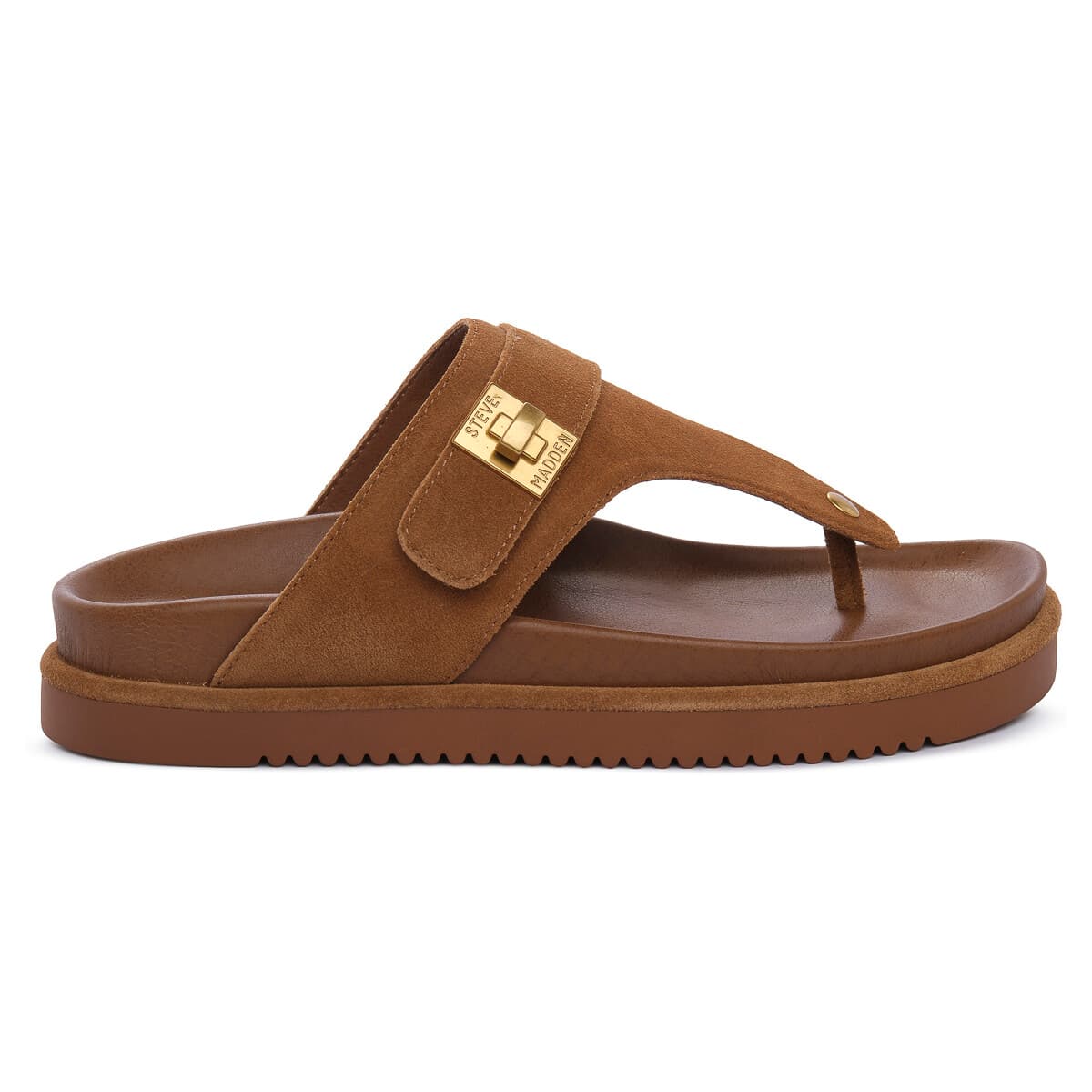 Women's Flip Flops Steve Madden Brown