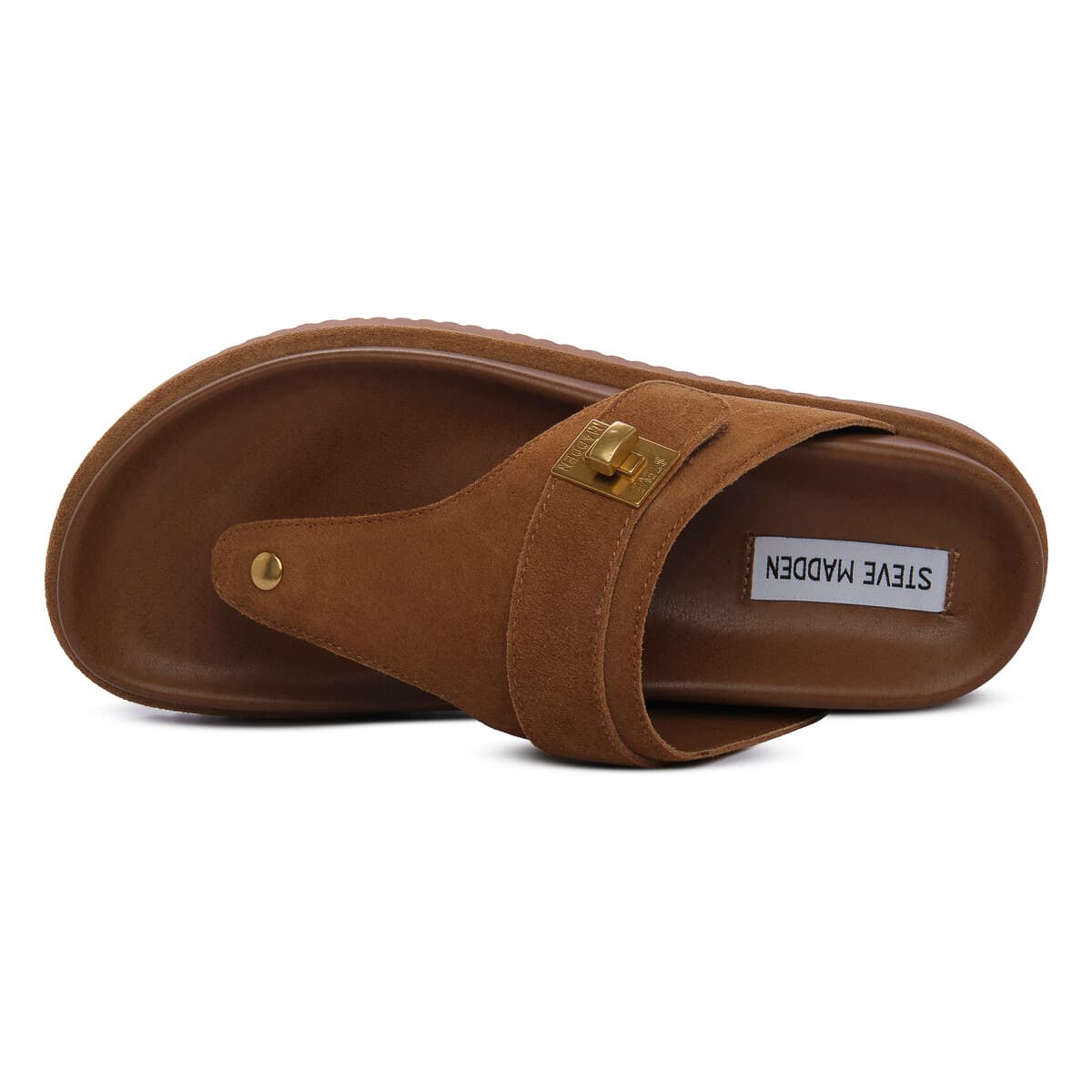 Women's Flip Flops Steve Madden Brown