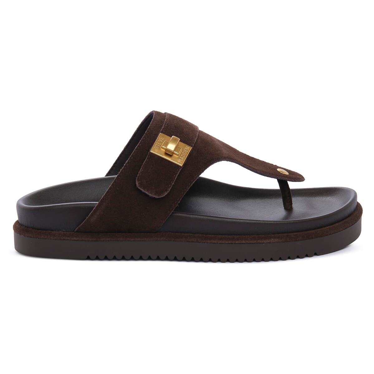 Women's Flip Flops Steve Madden Brown