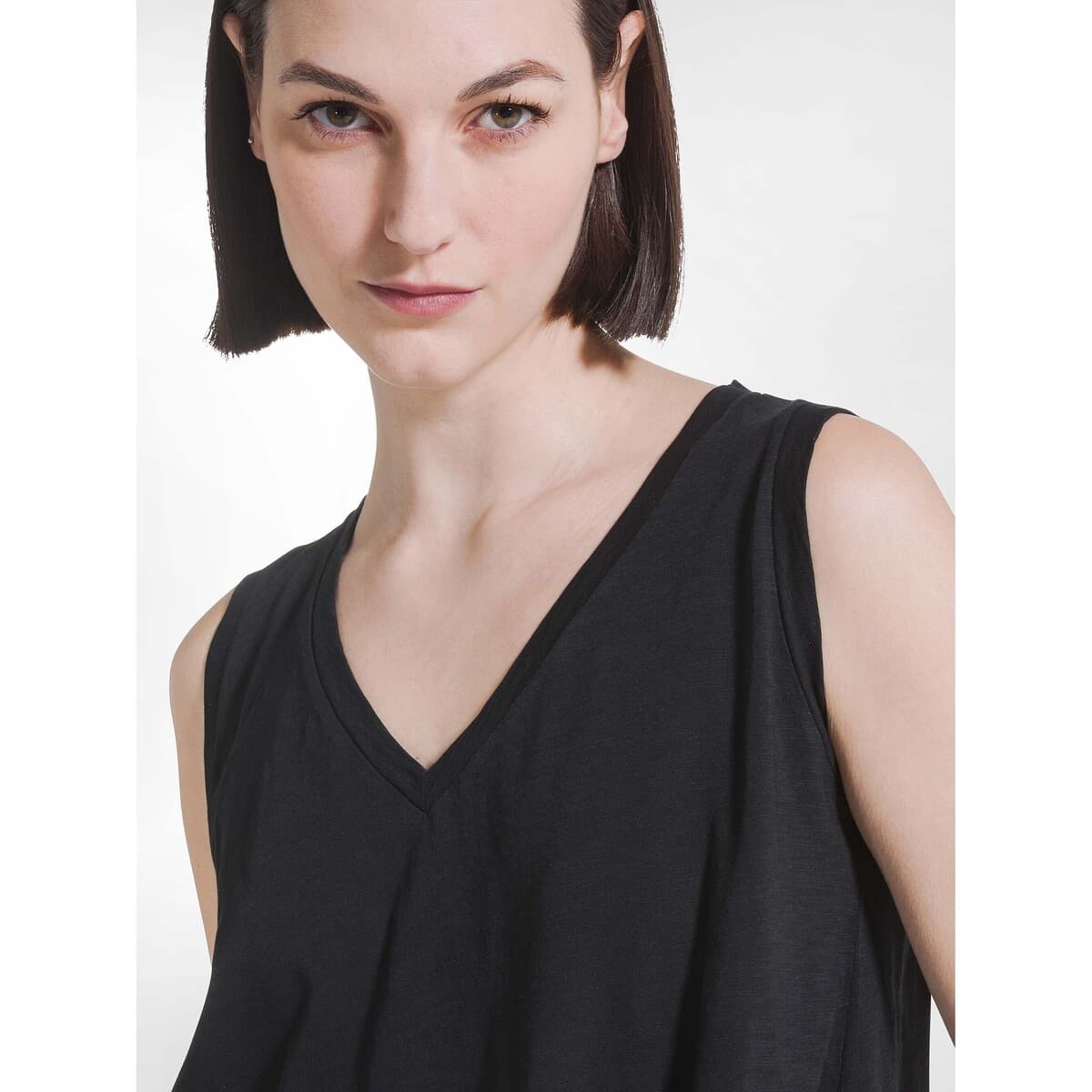 Women's Sleeveless Tops Deha Black
