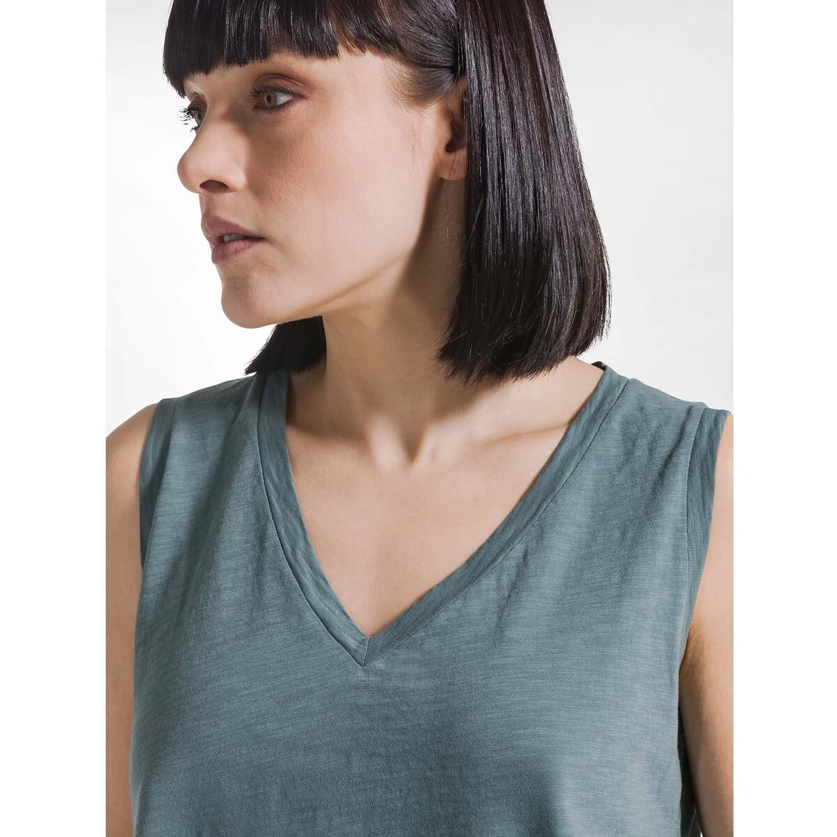 Women's Sleeveless Tops Deha Green