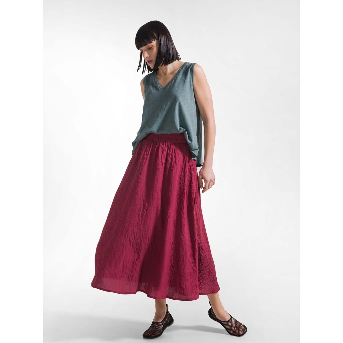 Women's Sleeveless Tops Deha Green