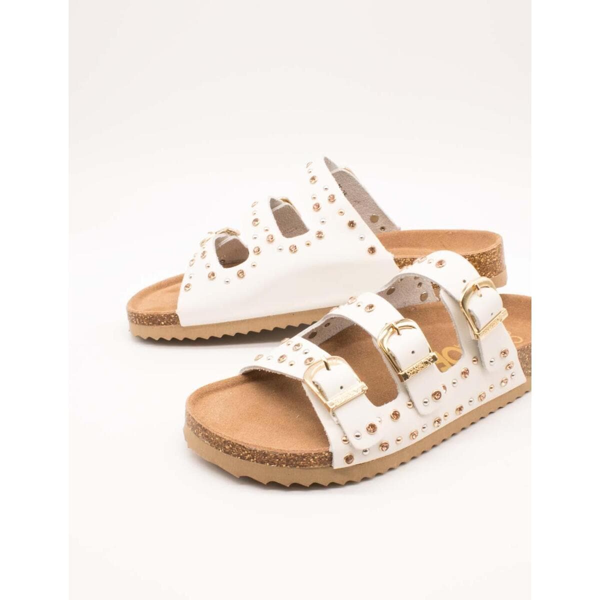 Women's Mules Colors of California White