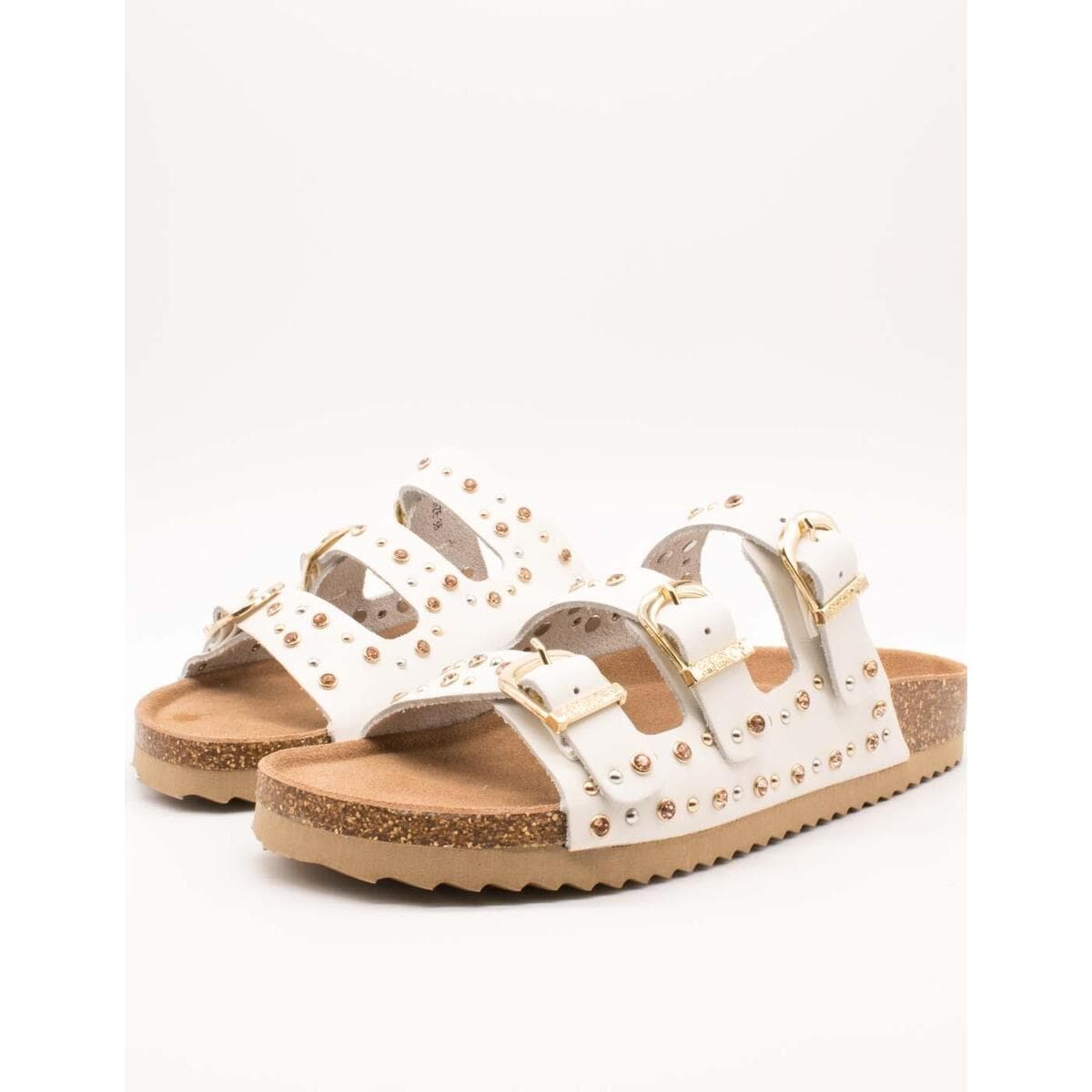Women's Mules Colors of California White