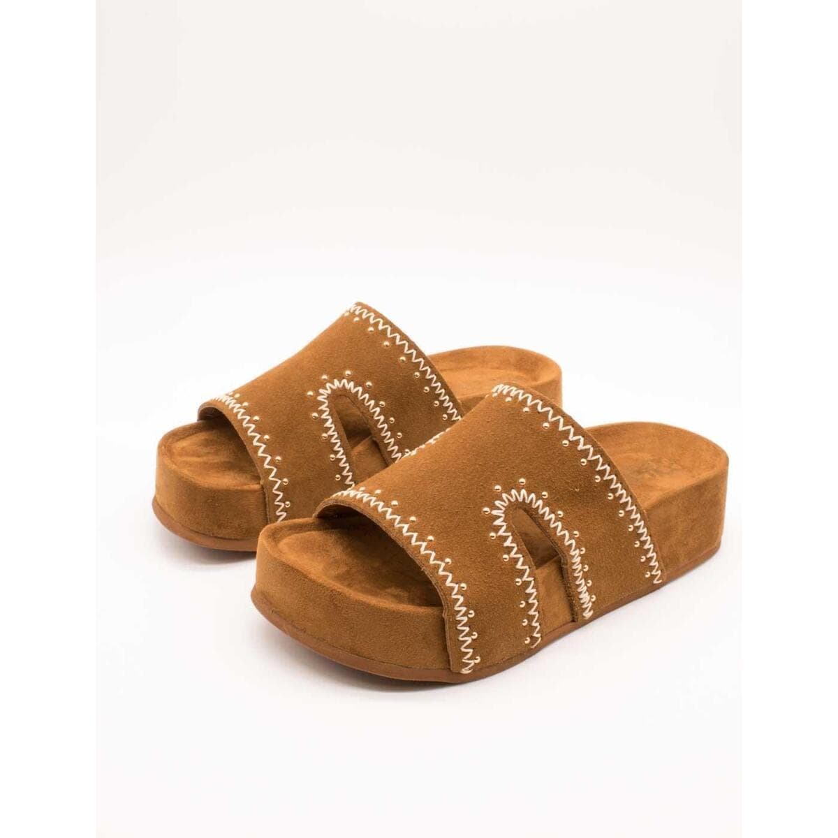 Women's Mules Colors of California Brown