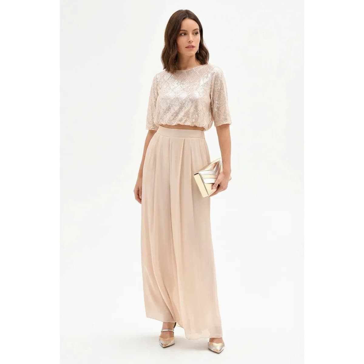 Women's Pants Rinascimento Beige