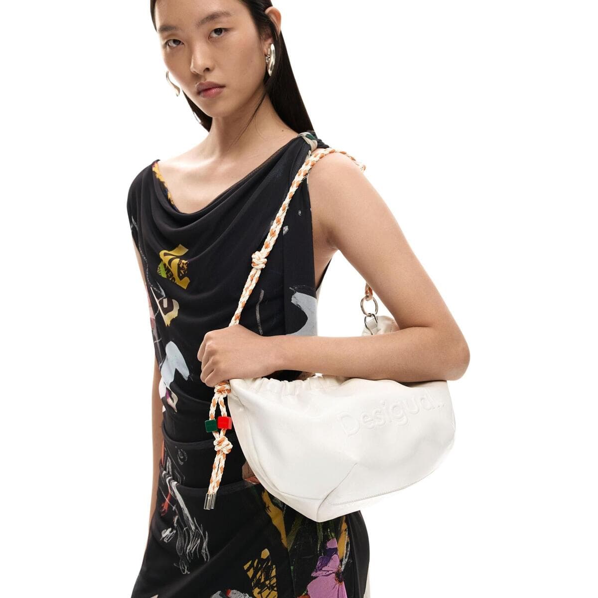 Women's Shoulder Bags Desigual Beige