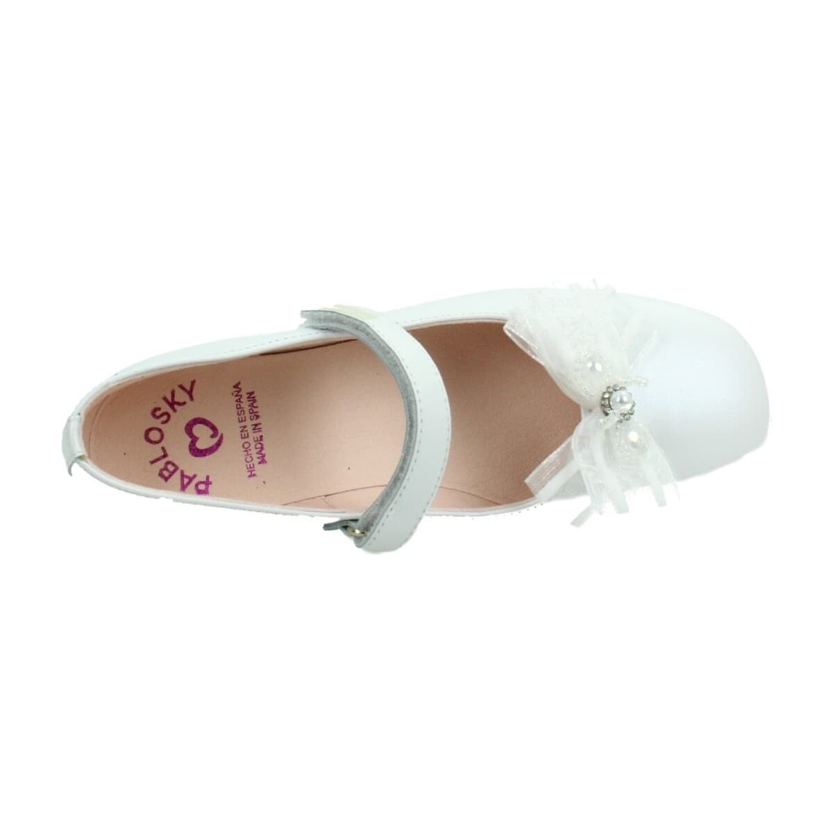 Women's Ballet Flats Pablosky White