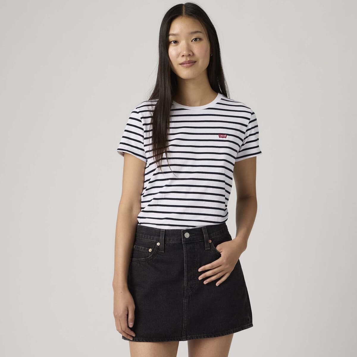 Women's T-Shirts Levis White
