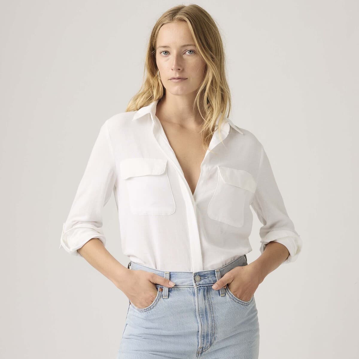 Women's Shirts Levis White