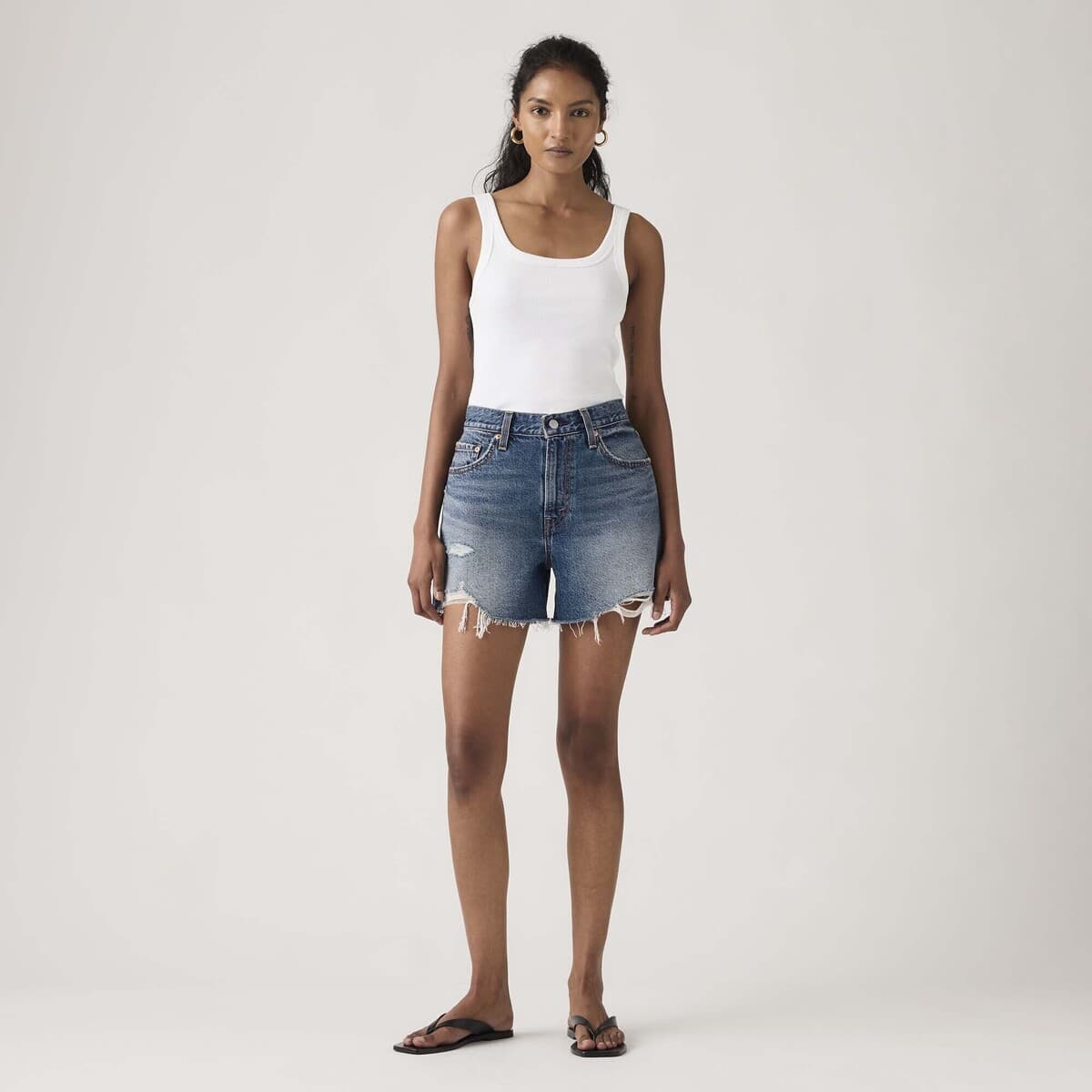 Women's Shorts Levis Blue