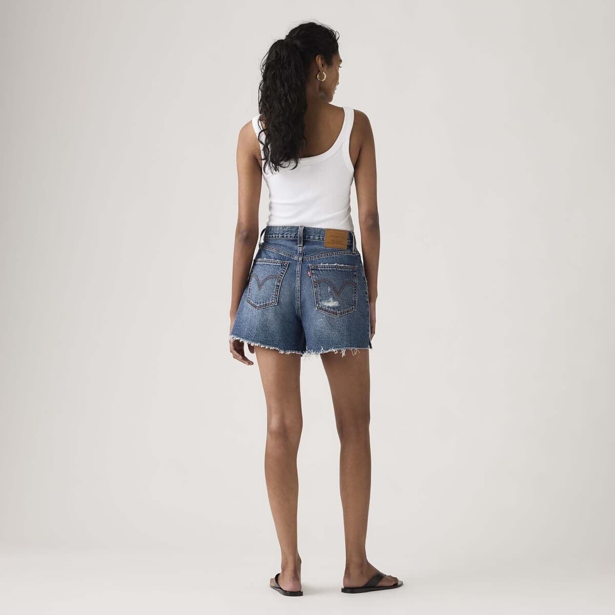 Women's Shorts Levis Blue